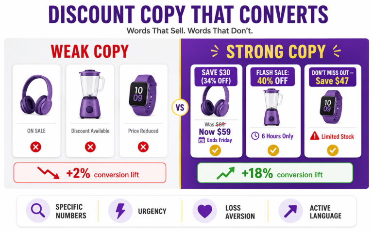 How to Write Shopify Discount Copy That Converts (With Real Examples)